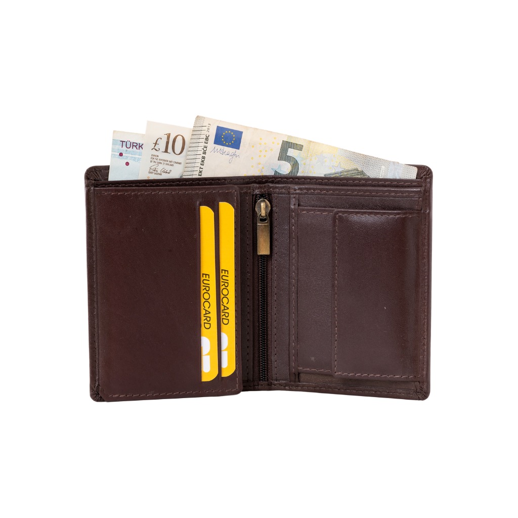 Executive Gold Edition Leather Bifold Wallet view 3