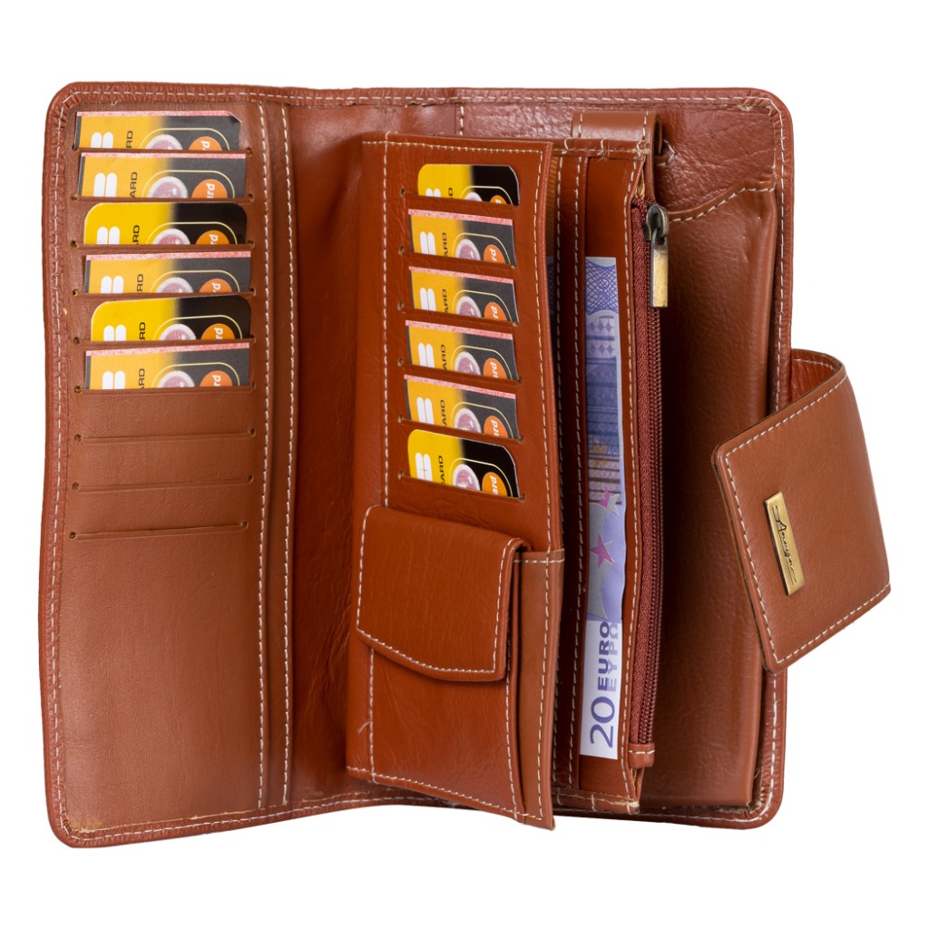 Signature Women's Leather Clutch view 3